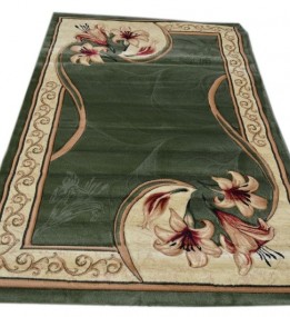 Синтетичний килим Hand Carving 0613 d.green-cream